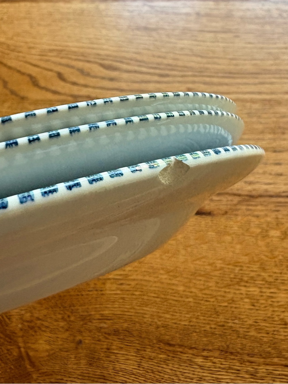 Vintage Currier & Ives Washington’s Birthplace set of three plates- ~7.25 inches - Picture 15 of 15